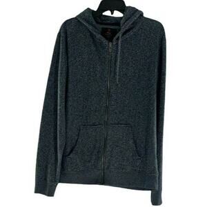 Fleece Collection Mens Outdoor Long Sleeve Full Zipper Hooded Sweatshirt XL